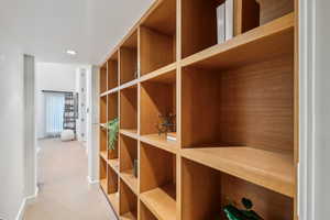 Storage room with a sauna / steam room