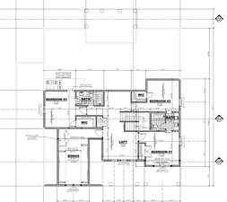 Property floor plan - actual plans