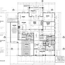 Property floor plan - actual plans