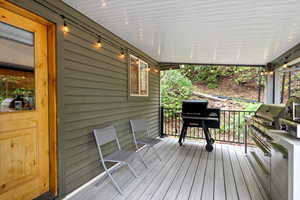 East Deck, New Bamboo Composite Flooring and Covered Deck (2024)