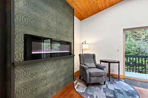 Master, New Electric Fireplace, Skylights, Laminate Wood Flooring, Vaulted Ceiling