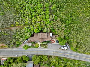 Aerial view, Multiple Parking Areas, RV Parking