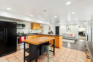 Large Kitchen/Dining Area, New Paint, Appliances Included, Tile Flooring