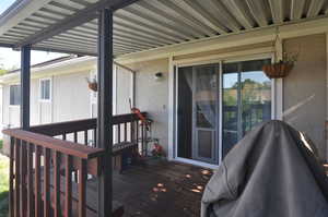 View of deck