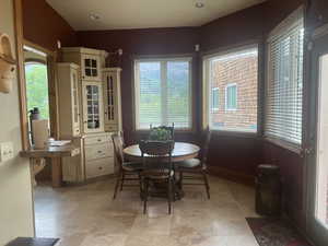 View of dining area