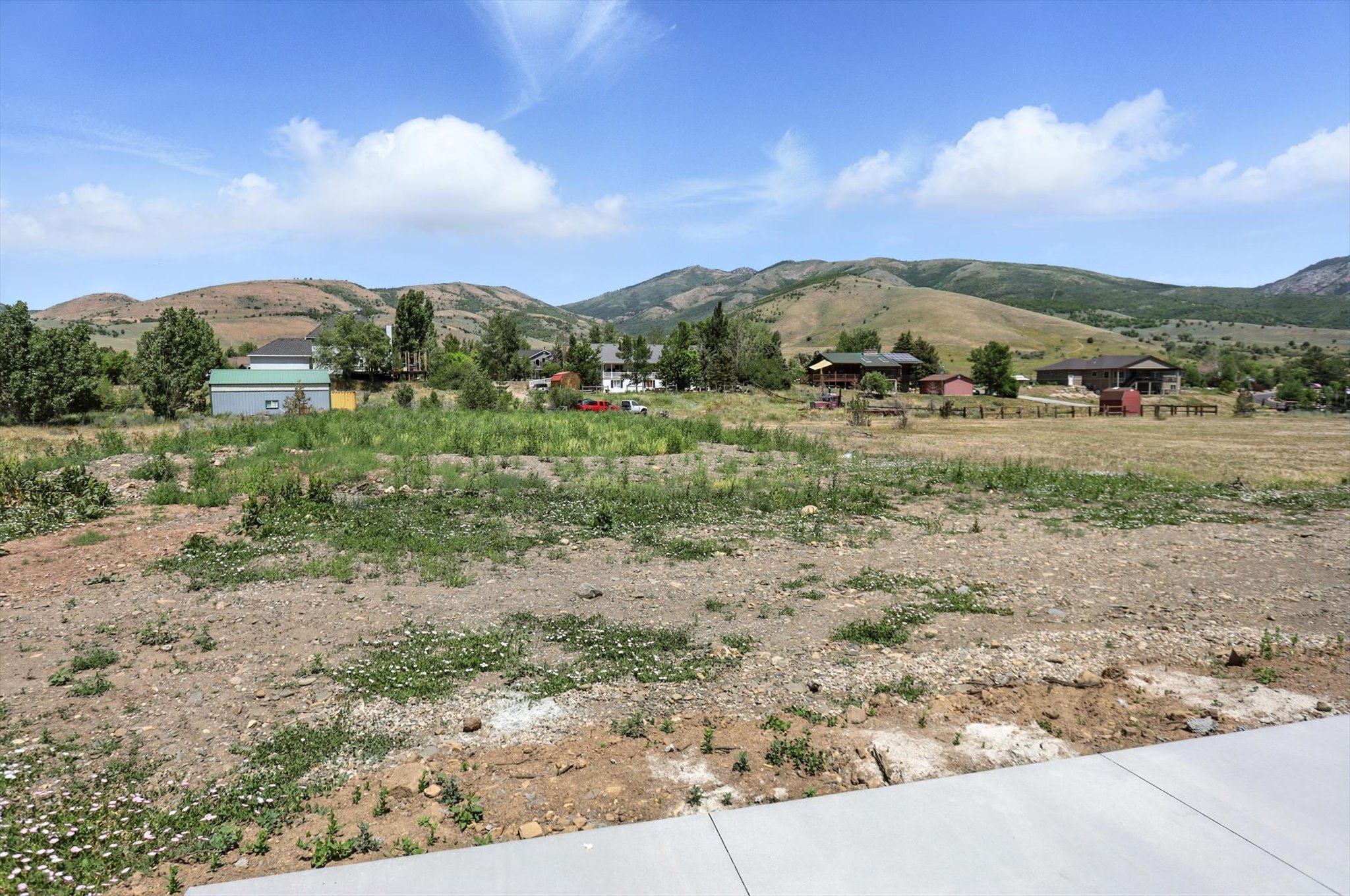 View of mountain backdrop