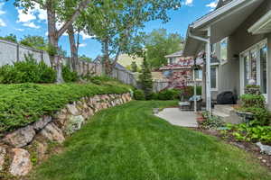 View of yard featuring a patio