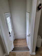 View of stairway