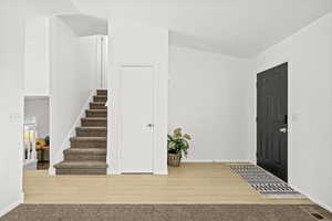 Large open entry to home
