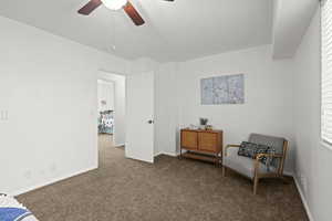 Sitting room area in Primary Bedroom