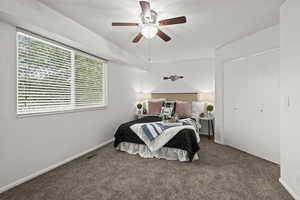 Primary Bedroom with walk-in-closet and sitting area
