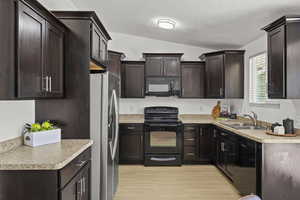 Refrigerator is less than a year old and is included!