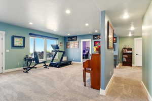 Beautiful views from basement family room.