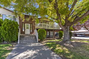 View of front facade with brick siding
