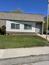 Front exterior of front apartment