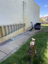 exterior of warehouse