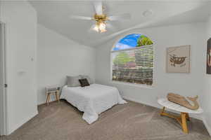 Second bedroom with views of Red Mountain.