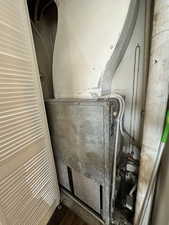 View of furnace air conditioner