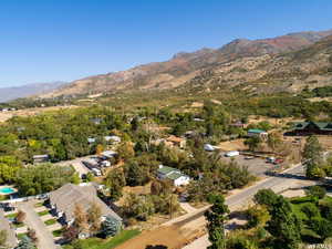 Aerial view of mountains