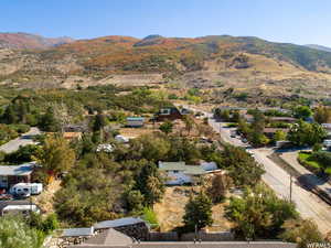 Drone / aerial view of mountains
