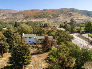 View of mountain background