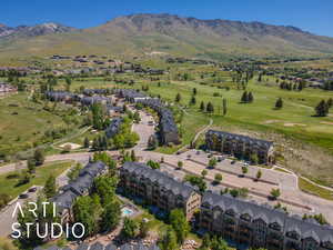 Aerial view of a Moose Hollow Complex