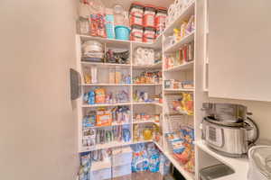 View of storage area