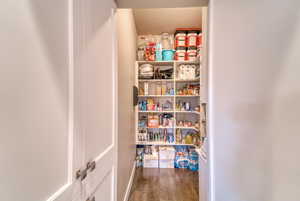 View of storage area