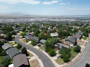 View of property location with nearby suburban area and a mountain backdrop