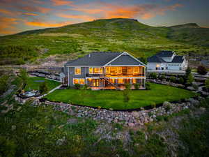 Aerial View. Looking West. Amazing views. Green, private, quiet!