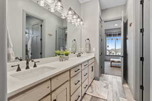 Jack & Jill Bathroom between Bedroom 2 and Bedroom 3.