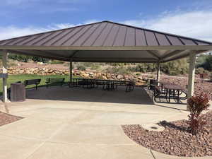View of property's community featuring a gazebo