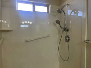 Bathroom with a shower