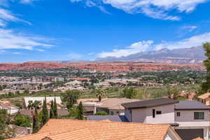 View of mountain background