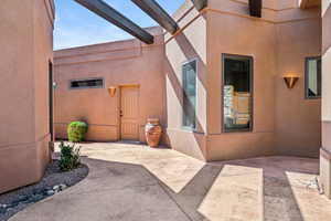 View of patio