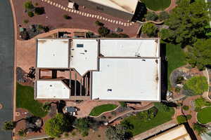 Aerial view of property's location