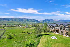 View of mountain background
