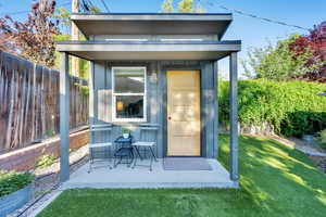View of outbuilding