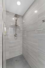 Primary bathroom shower