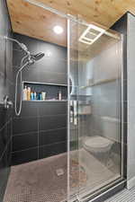 Freshly remodeled 2nd floor hallway bathroom