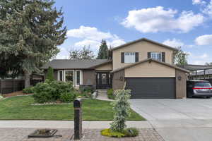 Brand new concrete driveway