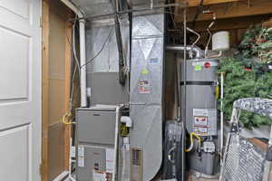 Newer mechanical equipment - furnace with central air