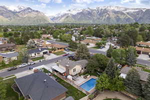 Looking southeast towards the mouth of Little Cottonwood Canyon