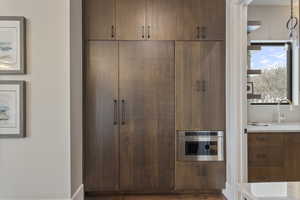 Closet with a sink