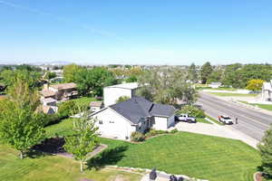 Aerial view of property and surrounding area