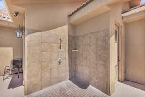 Full bath featuring walk in shower
