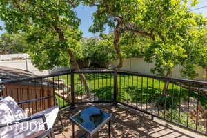 View of patio / terrace featuring a deck