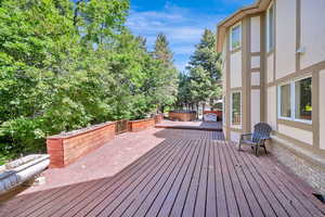 Wooden deck