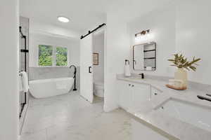 Luxurious spa like bathroom