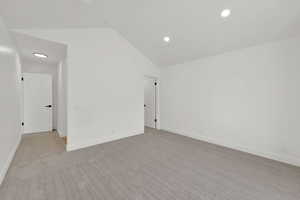 Bedroom with walk-in closet